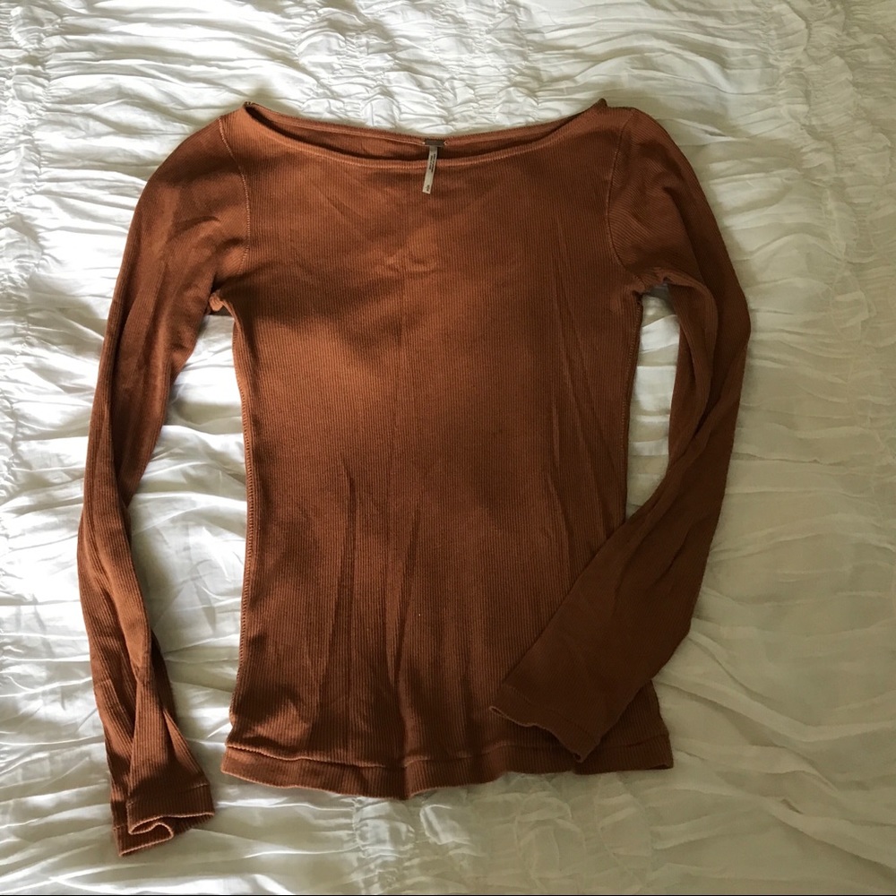 Free People Burnt Sienna Top